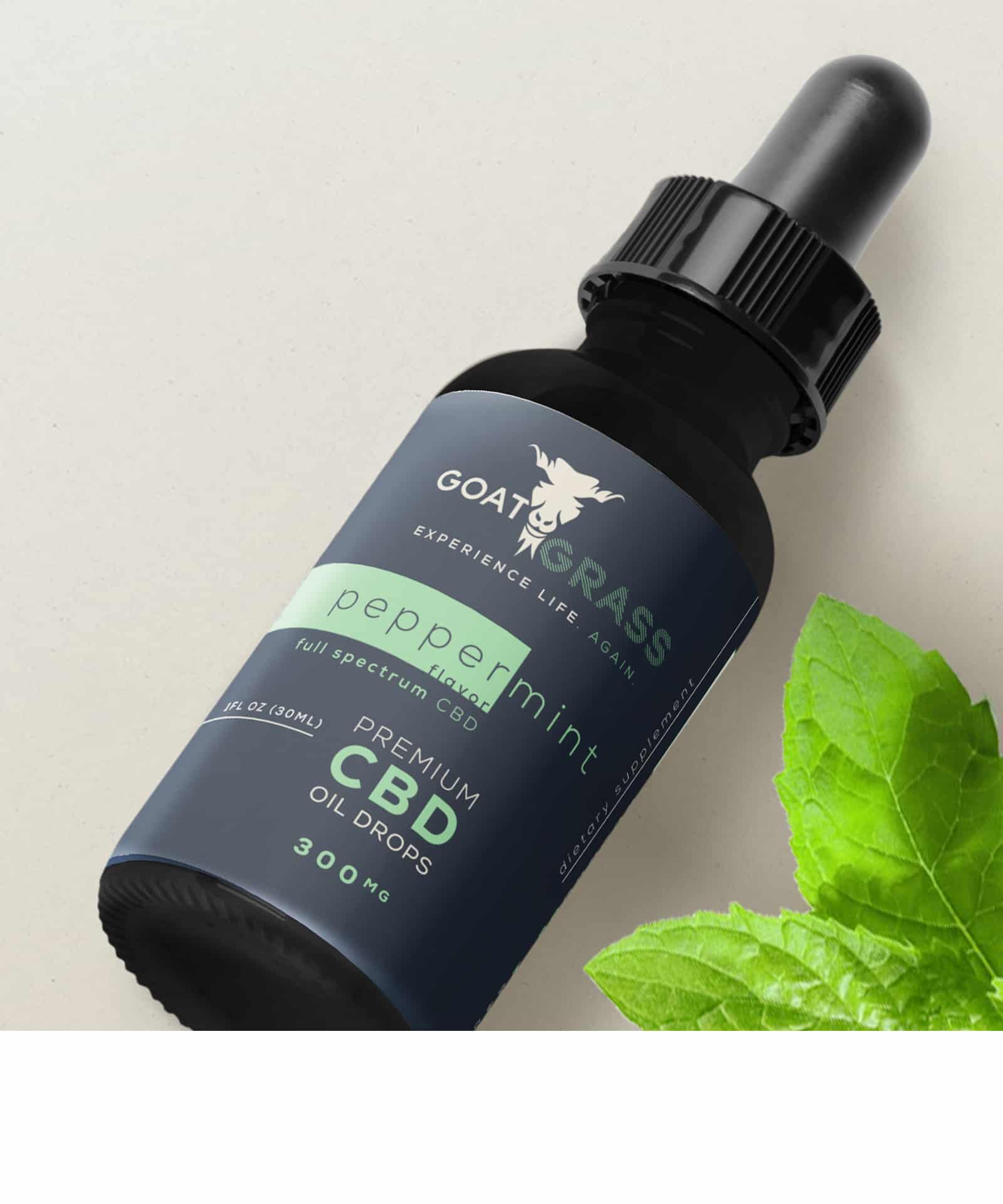 CBD Oil Drops – Peppermint 300mg