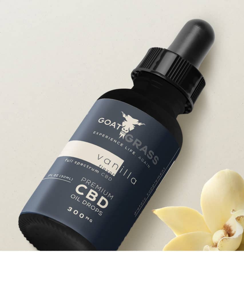 CBD Oil Drops – Vanilla 300mg
