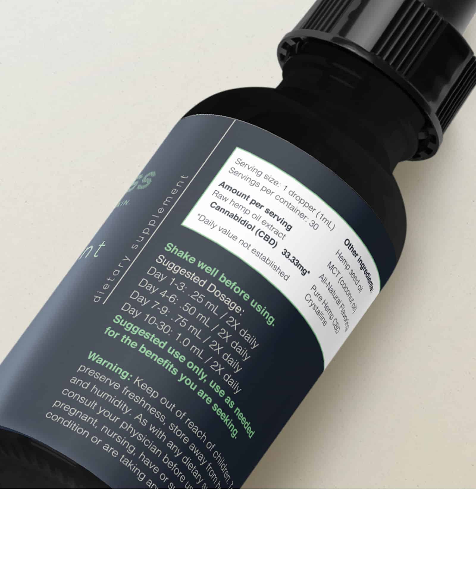 CBD Oil Drops – Peppermint 1000mg