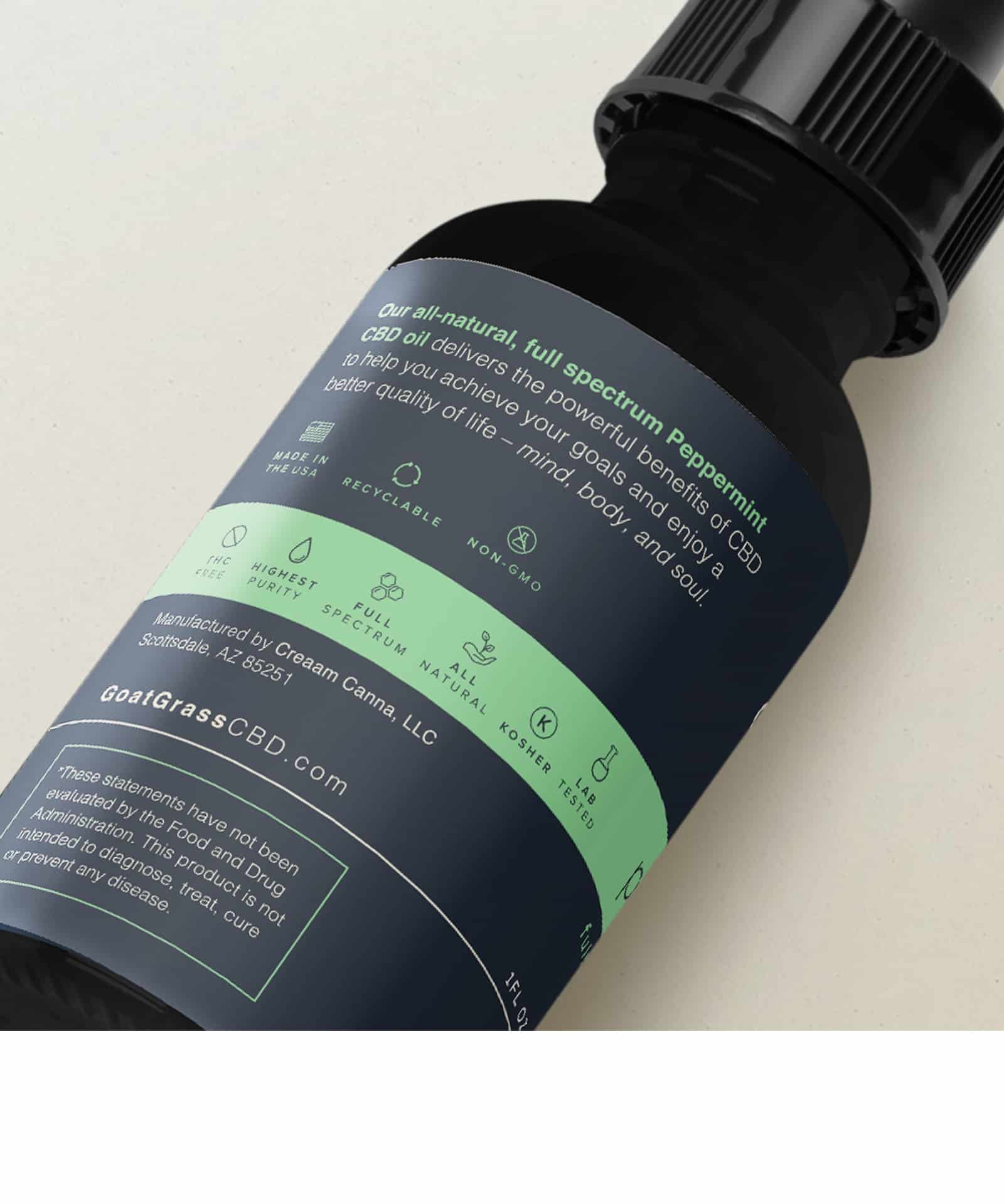 CBD Oil Drops – Peppermint