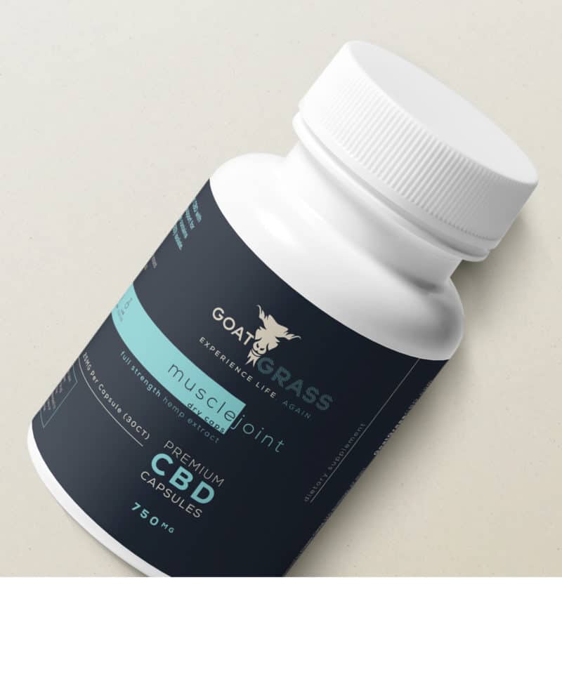 CBD Capsules – Muscle & Joint Support (25mg/Capsule)