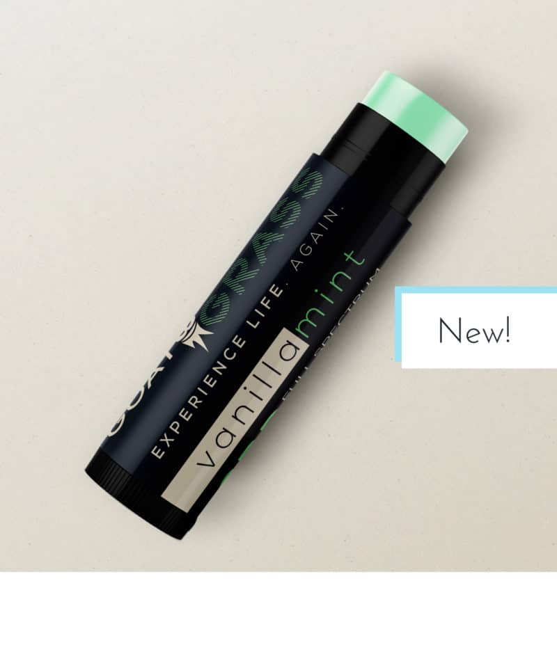 New Vanilla Mint CBD Lip Balm