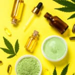 CBD as oil, capsules. lotion, and powder form